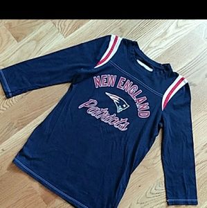 New England Patriots 3/4 sleeve shirt